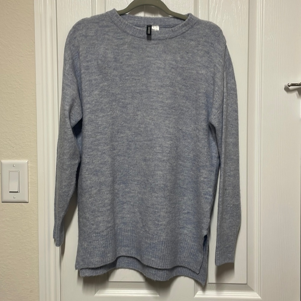 Size S Oversized light blue H&M sweater